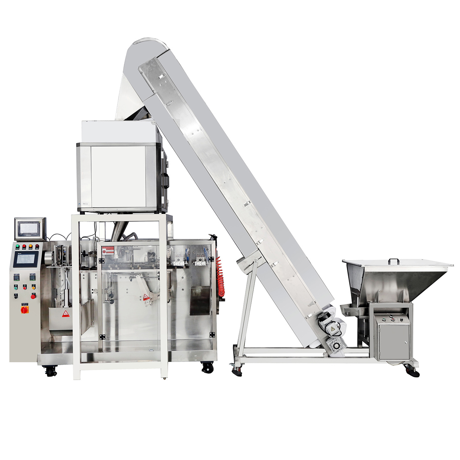 Fully Automatic Granule Bag Packaging Machine Production Line