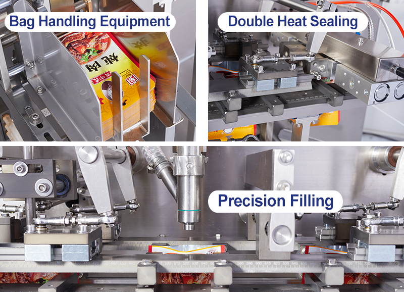 Horizontal Premade Bag Ketchup Packing Machine