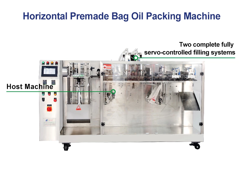Horizontal Premade Bag Olive Oil Packing Machine