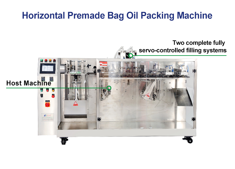 Horizontal Premade Bag Olive Oil Packing Machine