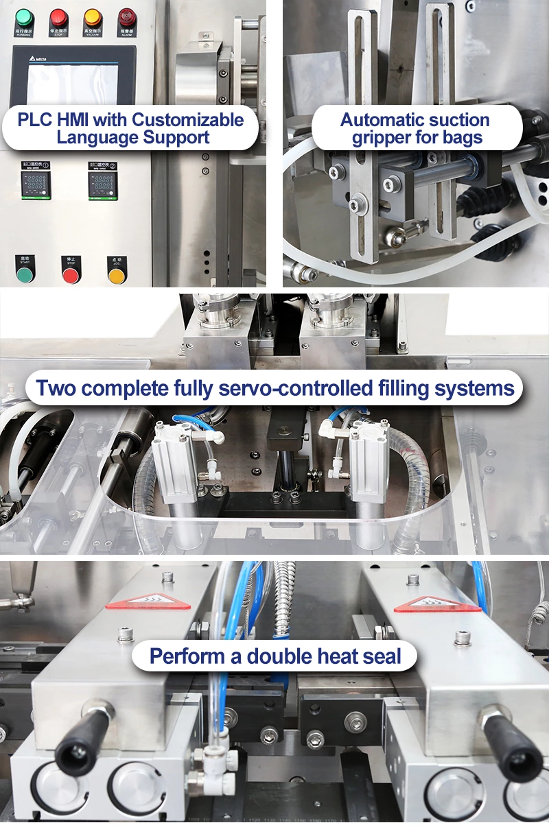 Horizontal Premade Bag Olive Oil Packing Machine