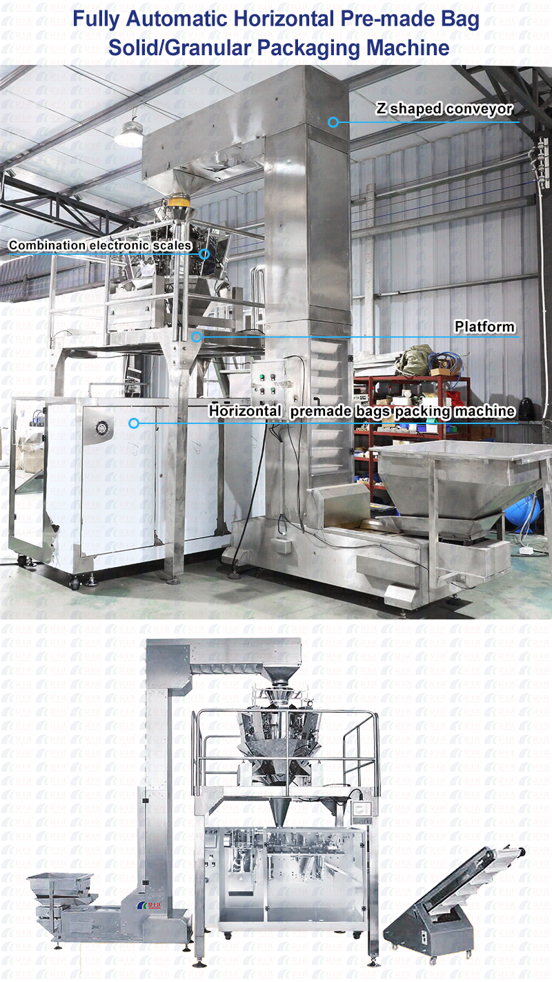 Fully Automatic Solid pouch Packaging Machine